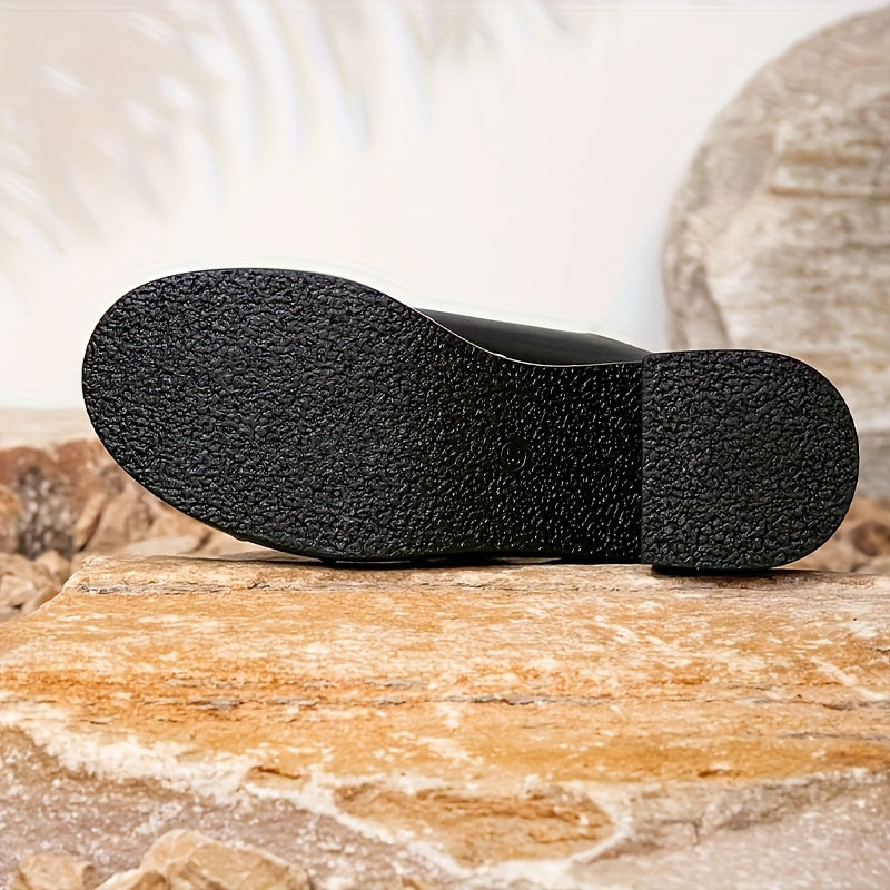 Women's Thick Bottom Closed Shoes for Party and Leisure