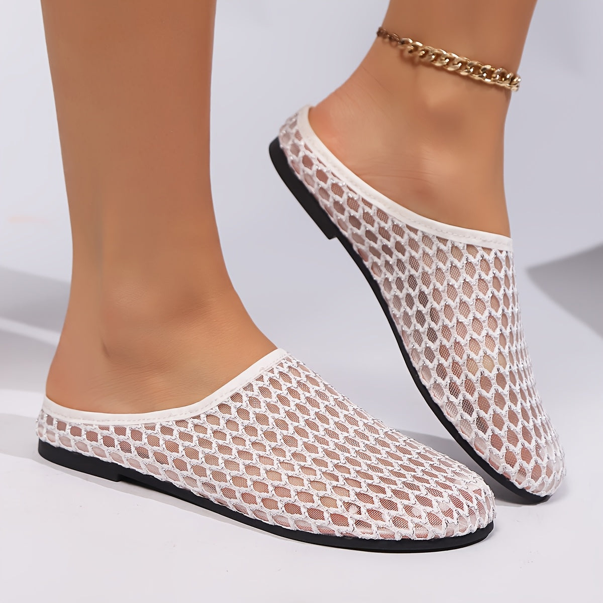 Women's Mesh Slip-On Sneakers Lightweight Breathable Fashionable