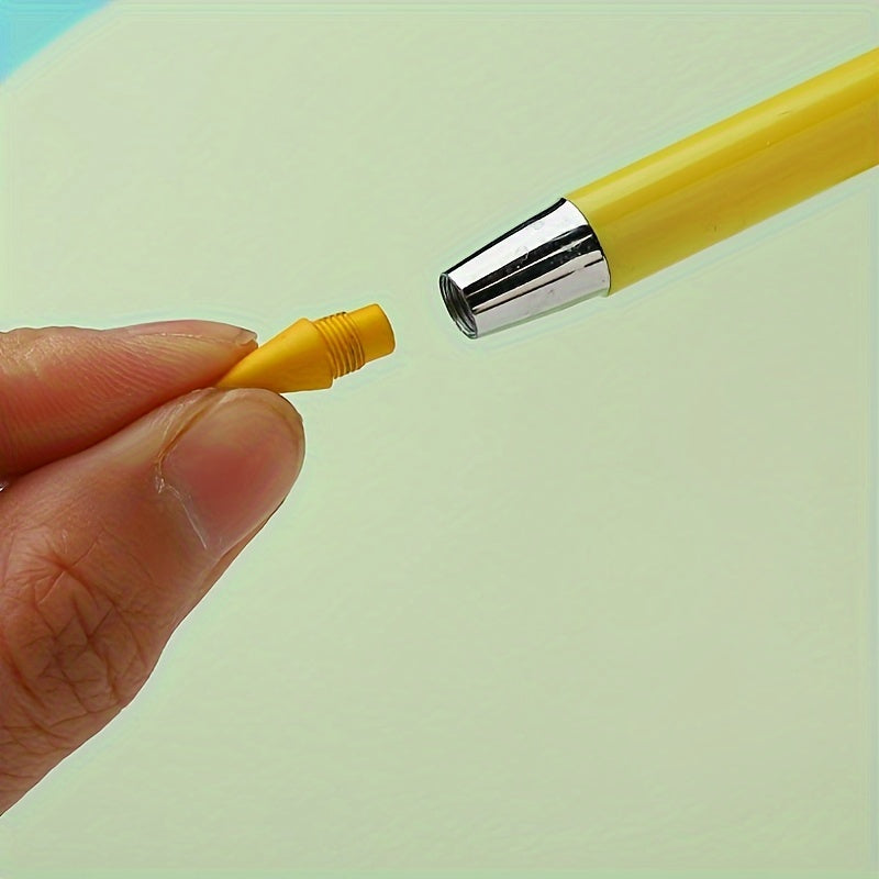 84-Donali makaron rangli abadiy eskiz qalamlari 0.5mm HB qalamlar, qalamsiz, sinishga chidamli