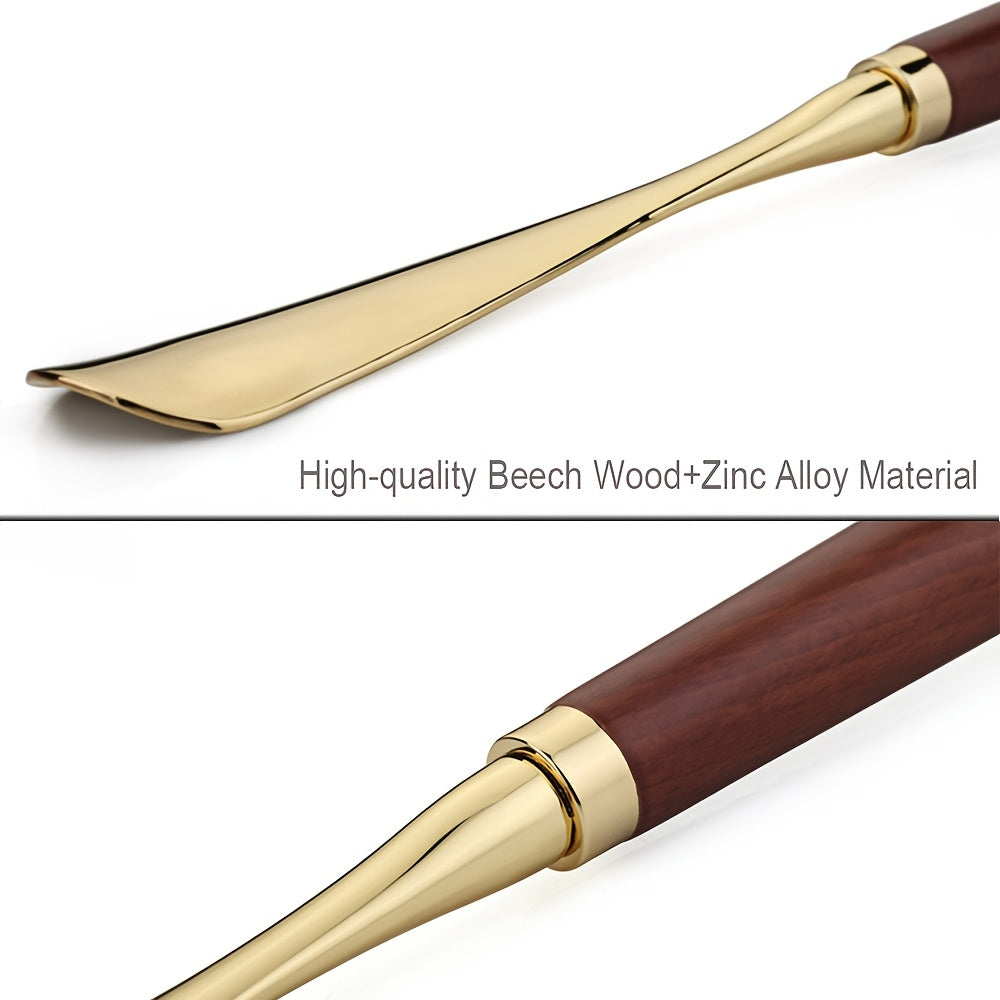 Длинная ручка с изображением льва для обувных щеток для пожилых и инвалидов, 3 размера, прочный цинковый сплав