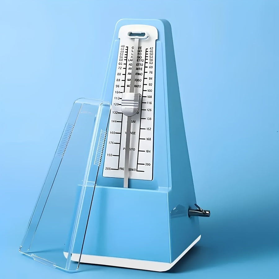 Aniq vaqtni belgilash uchun mustahkam ABS plastik mexanik metronom, bir nechta ranglarda mavjud.