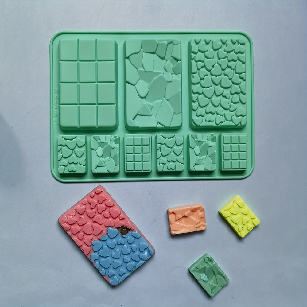 Silicone Candy and Chocolate Mold BPA-Free for DIY Ice Cubes Cakes and Kitchen