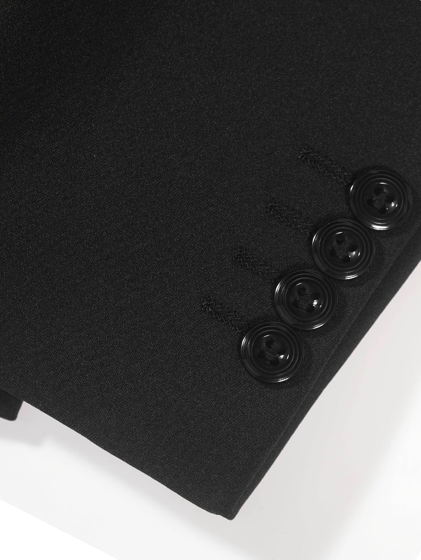 Мужской повседневный пиджак с металлической боковой пряжкой и однотонной полиэстеровой тканью