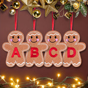 Fabric Gingerbread Man Christmas Ornament for Home and Kitchen Decoration