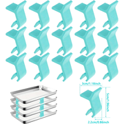 8 dona pishirish varagʻi uchun qavatlar, joyni tejash va ko‘p maqsadli foydalanish uchun muzlatgich quritgichlari bilan