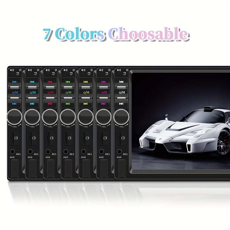 7-Inch Touchscreen Car Multimedia Player with FM Radio USB Aux Wireless MirrorLink Rear View Camera Steering Wheel Control