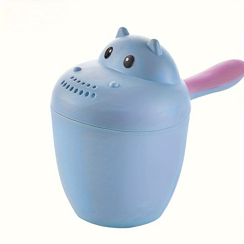 Baby Bath Rinser Plastic Baby Shampoo Rinse Cup with Handle and Eye Protection Assorted Colors