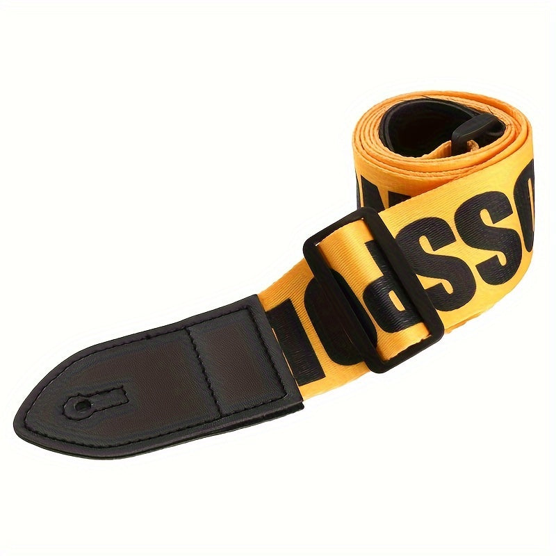 Регулируемый тканевый нейлоновый ремень для гитары на спину, подходит для струнных инструментов.