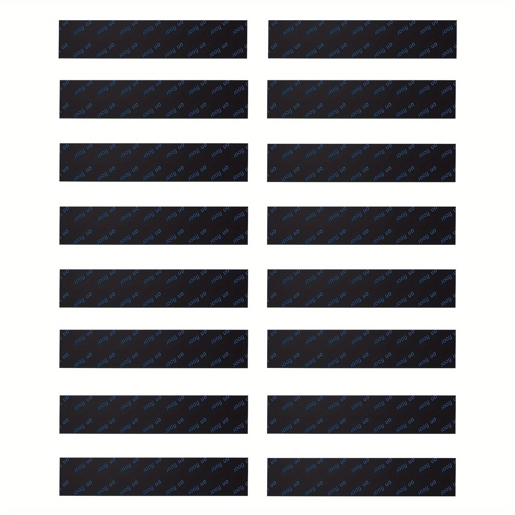 16 Pieces Rug Tape Double-Sided Adhesive Non-Slip Carpet Pads for Hardwood and Tile Floors