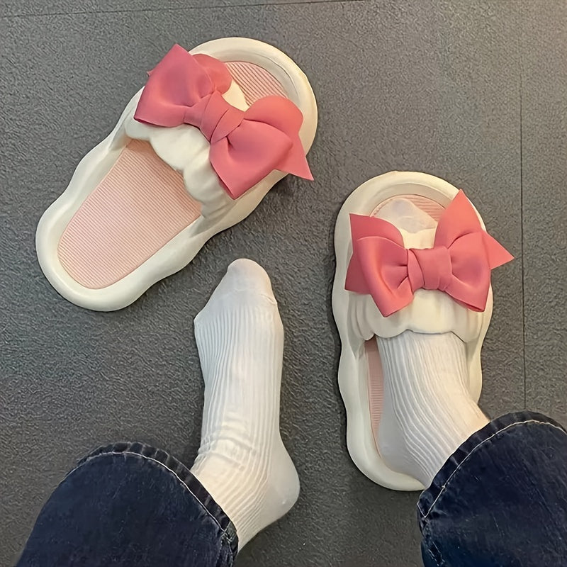 Цветные слипоны на толстой подошве из ПВХ, низкий каблук, всесезонные