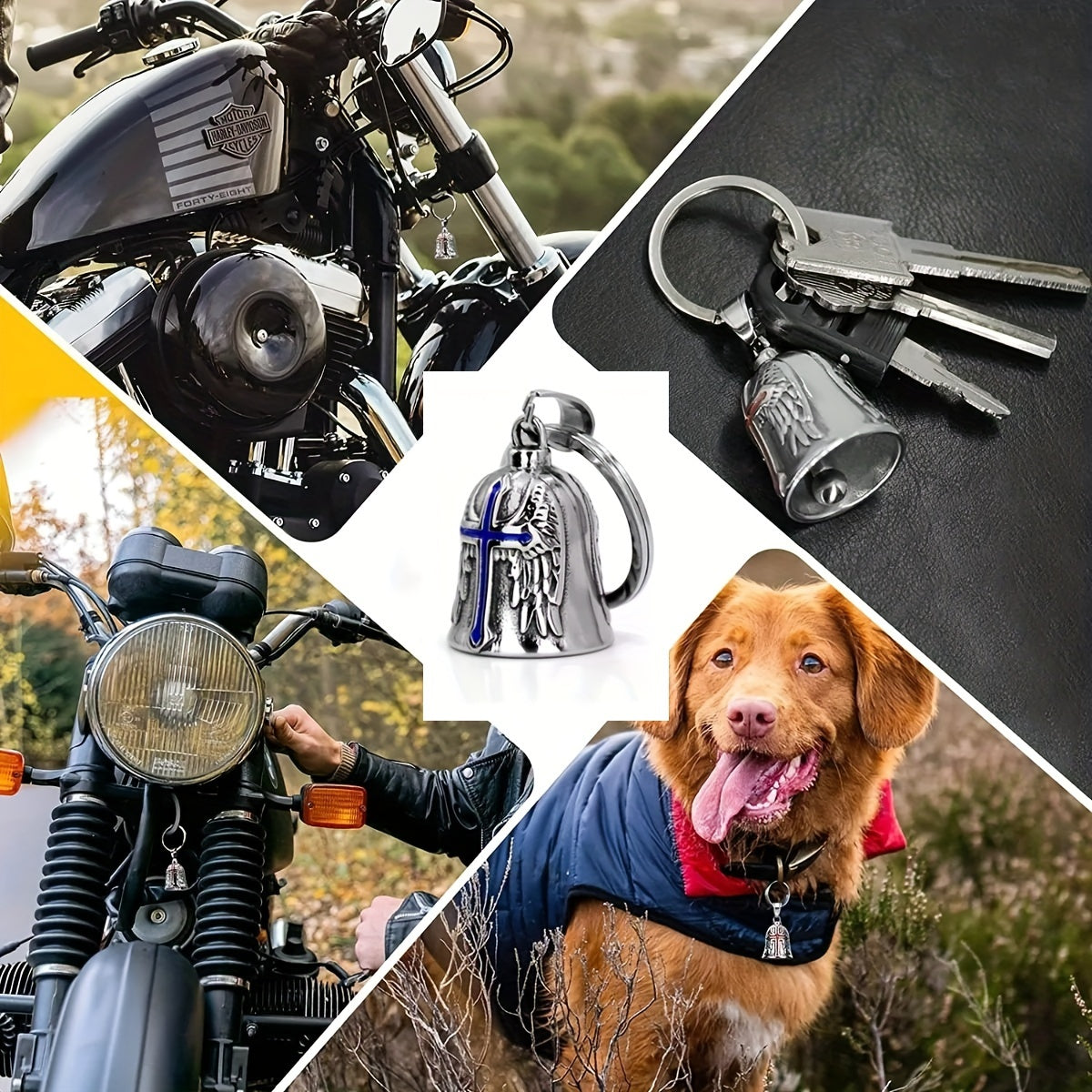 Motorcycle Bicycle Pet Decor Cyclist Bell Guarding Gift Accessories
