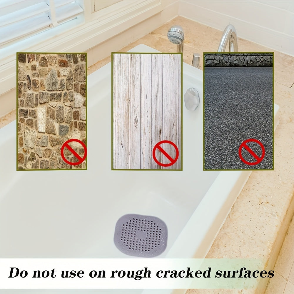 Protectores de drenaje de silicona con ventosas para lavabos de baño y cocina, set de 2