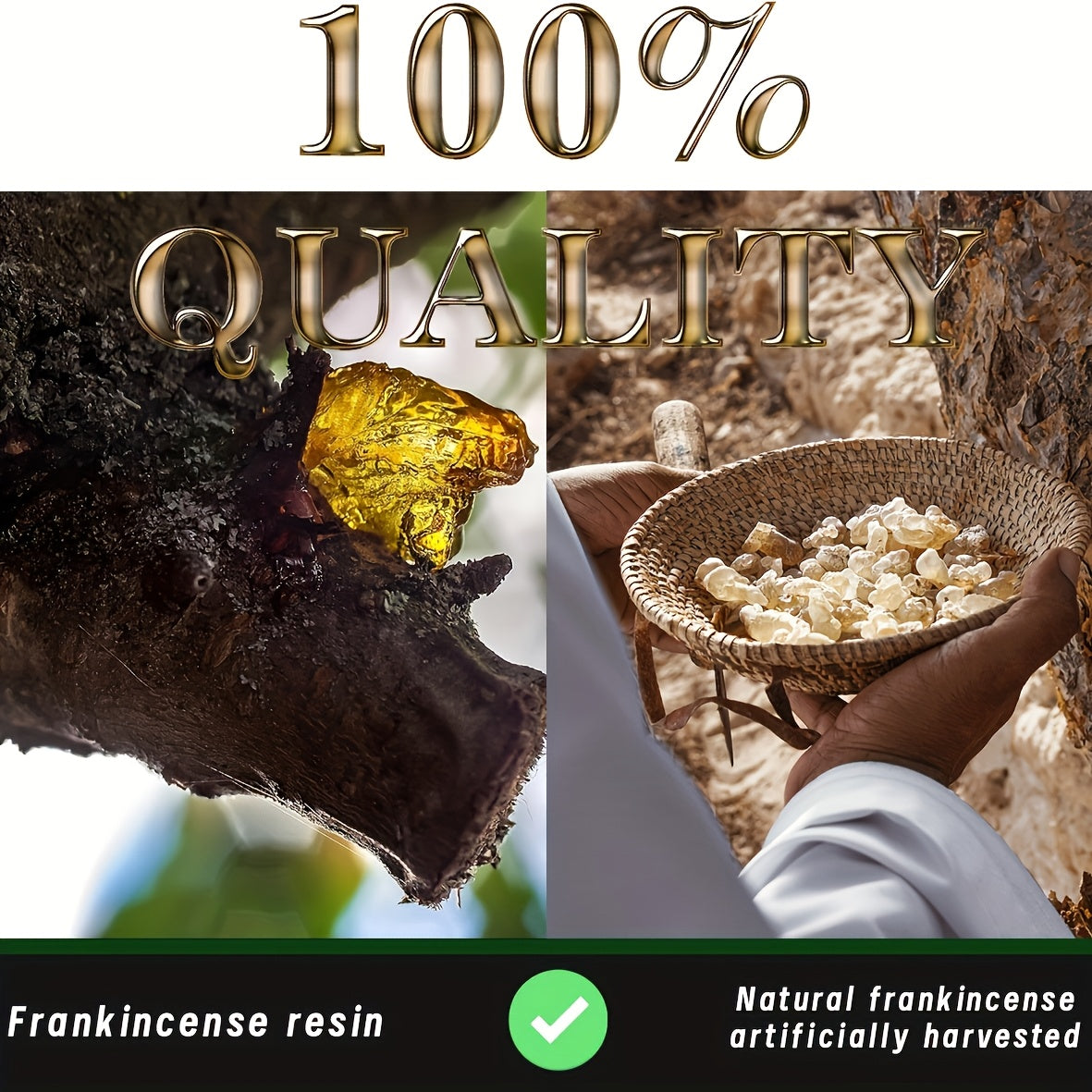Frankincense Resin with Natural Rattan for DIY Purification Home Decor and Gifts
