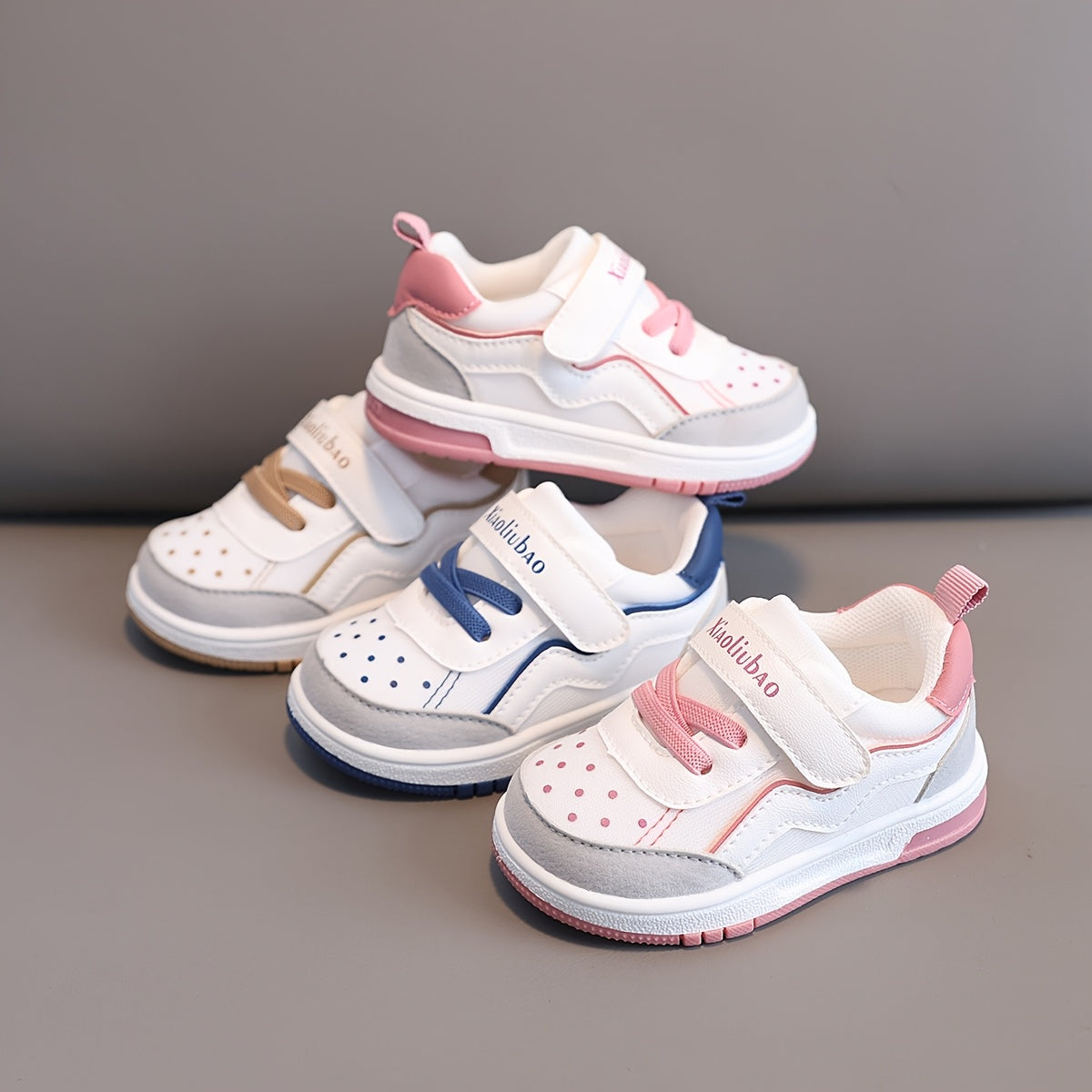 Children's Spring and Autumn Breathable Anti-slip Baby Walking Shoes Low Top Toddler Sneakers