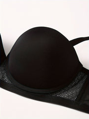Lingerie Lace Balconette Push Up Bra for Comfort and Support