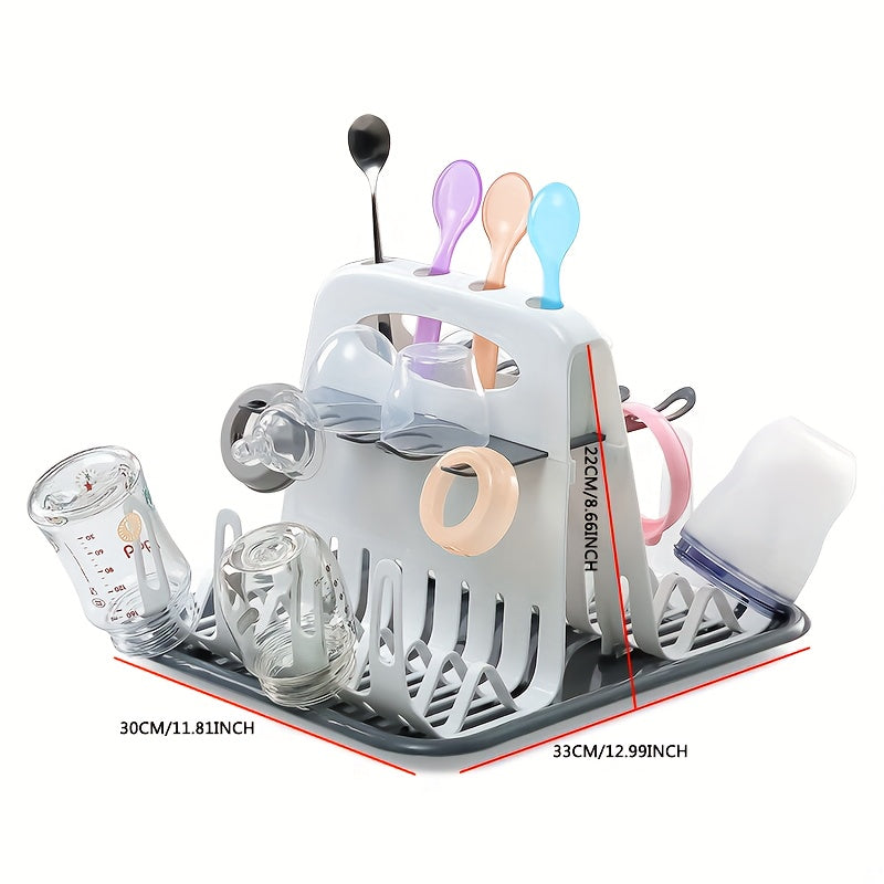 Сушилка для бутылочек, сосок, трубочек, ложек и вилок - универсальный и практичный подарок на Рождество, Хэллоуин, День благодарения, Новый год и День святого Валентина