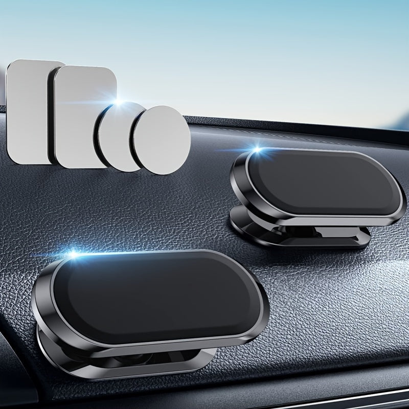 Magnetic Car Phone Holder Black Universal Dashboard Mount for Smartphones