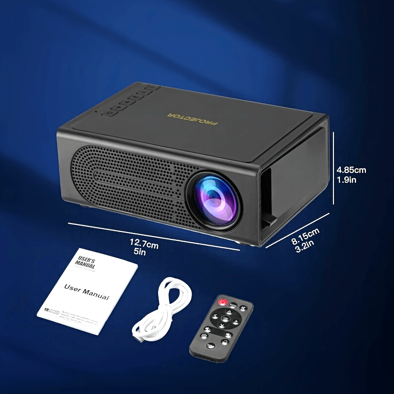 Smart Projector Wireless Portable Entertainment 3 Aspect Ratio 320x240