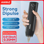 18650 litiy batareyasi bilan portativ qo'l bilan nuqta payvandlash to'plami, USB orqali zaryadlanadigan, nikel varaqalari va DIY loyihalari uchun ideal.