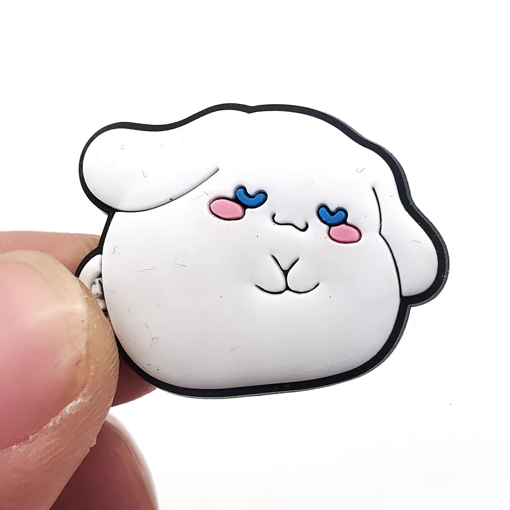 Set of 30 Cute Shoe Charms for DIY Sandals Decoration with Detachable Buckles