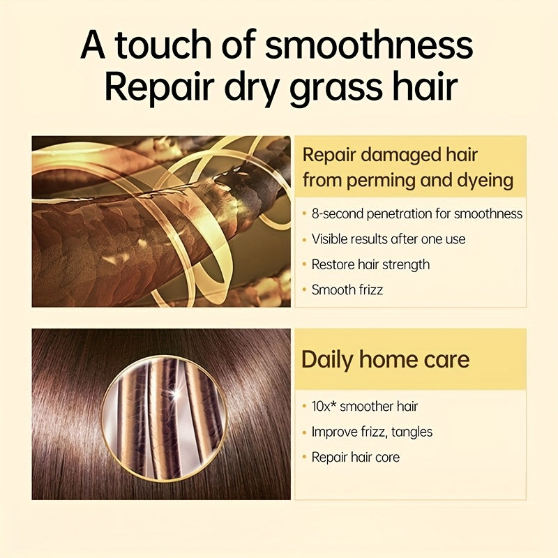 Intensive Hair Mask Keratin Smoothing Cream for Damaged Frizzy Hair