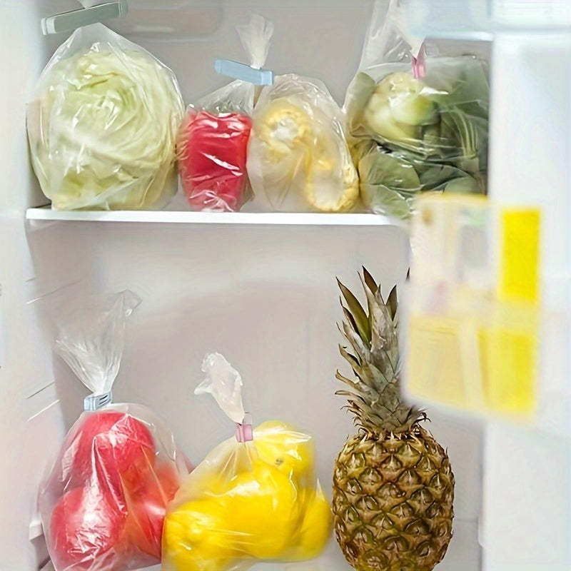 Pinzas de sellado de alimentos de 6.3 pulgadas, paquete de 5, pinzas reutilizables para snacks en colores aleatorios