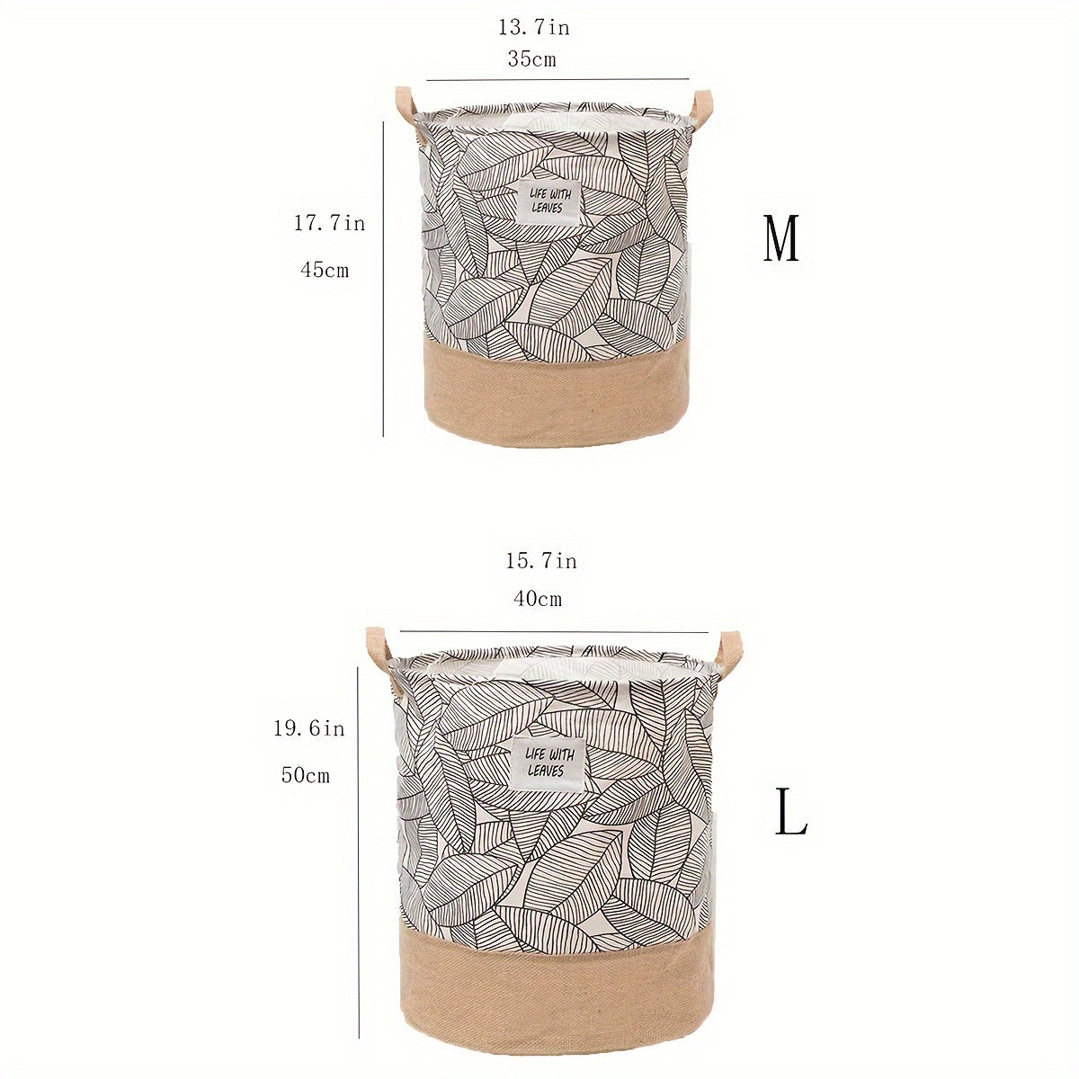 Cesta de lavandería plegable de lino para ropa, toallas, mantas, almacenamiento en sala de estar, dormitorio, baño, cocina