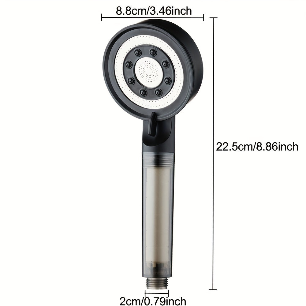 5 Water Modes Shower Head with Supercharged Nozzle Filter for RV Camping Outdoor