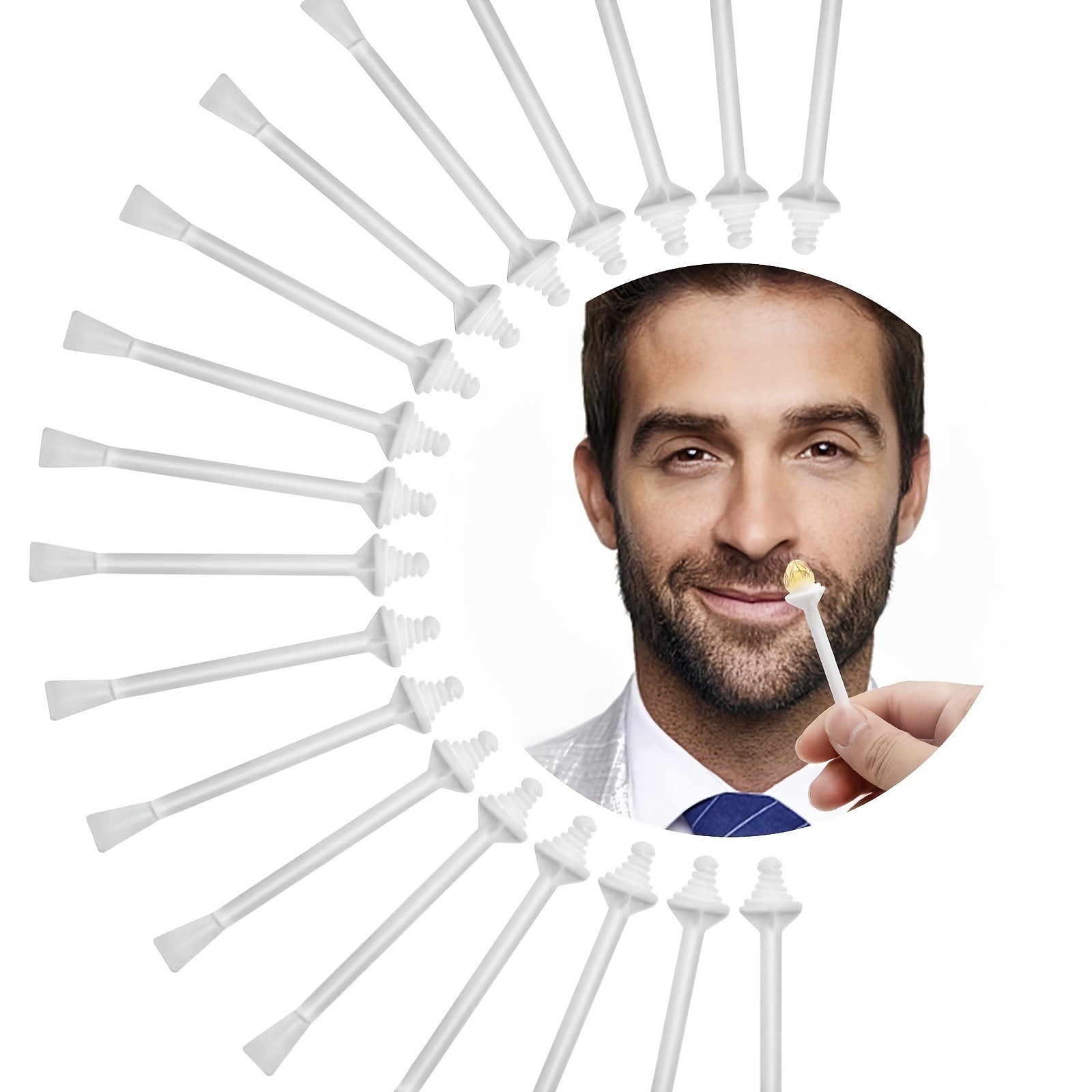 Палочки для воска для носа 10/40/60/100 шт Аппликаторы для удаления волос из носа