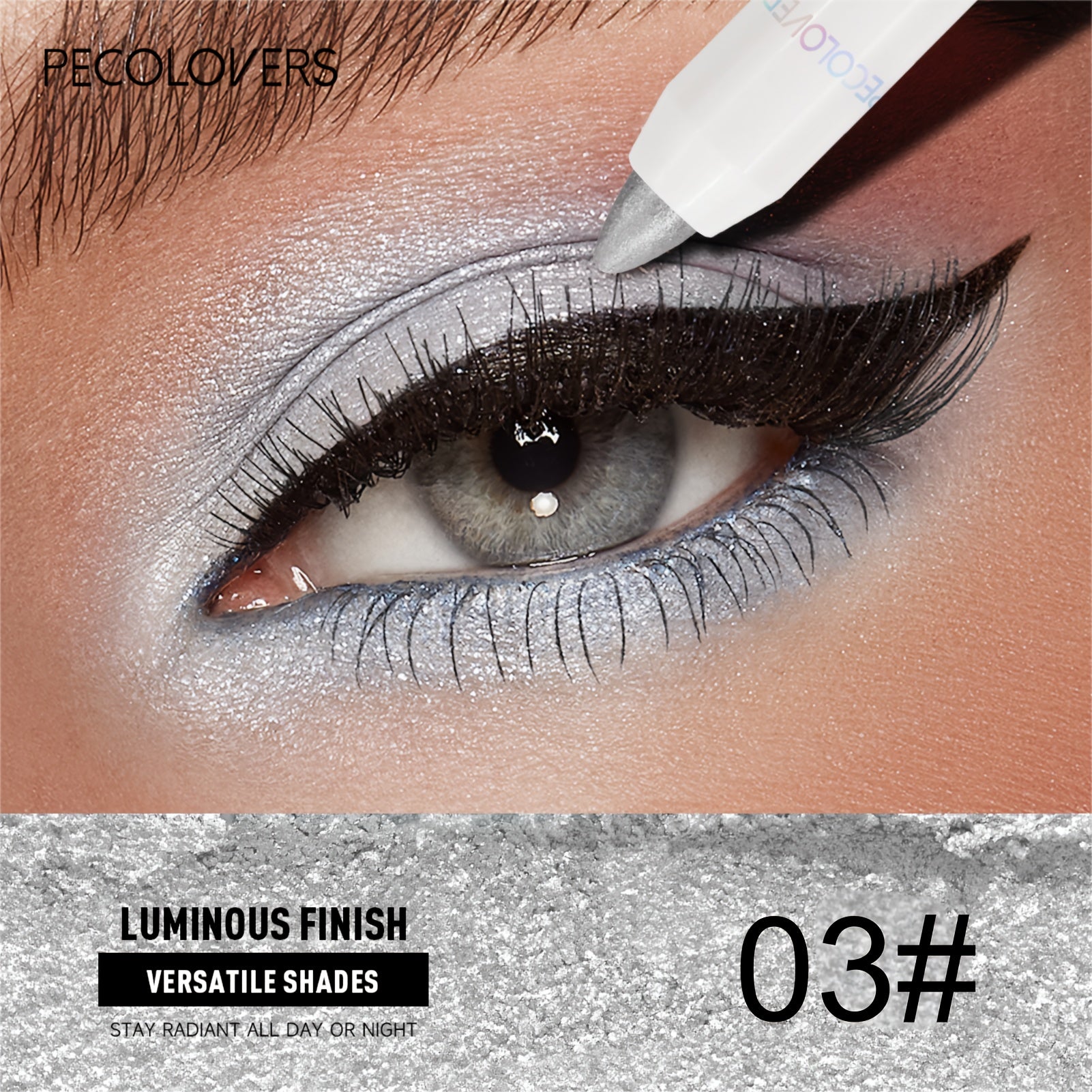 Women Waterproof Eyeshadow Stick Long Lasting Shimmer Matte Neutral Brown 9 Colors