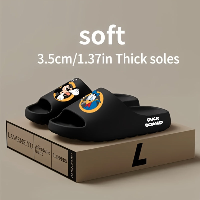 Unisex EVA Slides Open-Toe Breathable Shower and Beach Shoes