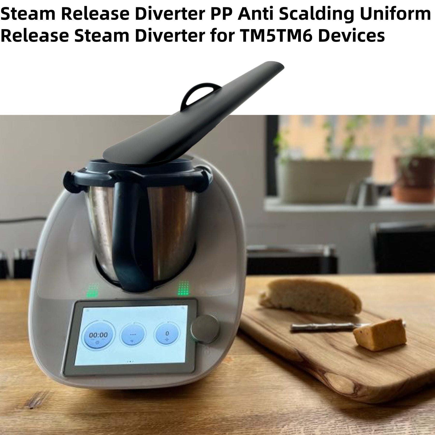 Bosimli qozonlar va havo fritözleri uchun havo chiqarish diverteri, mos keladigan bug' chiqarish quvuri