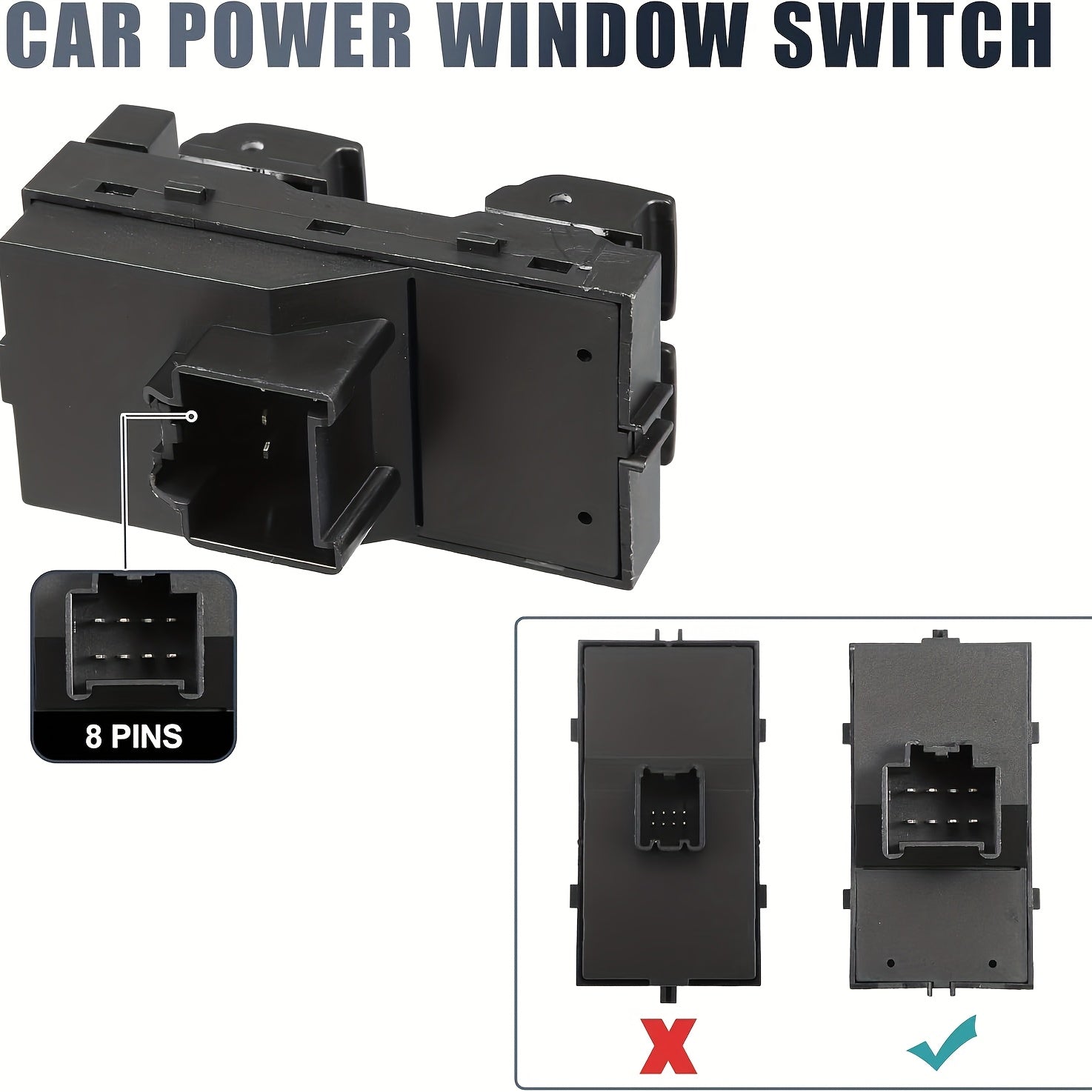 Driver Side Power Window Switch for Chevrolet Cruze 2011-2016 Front Replacement
