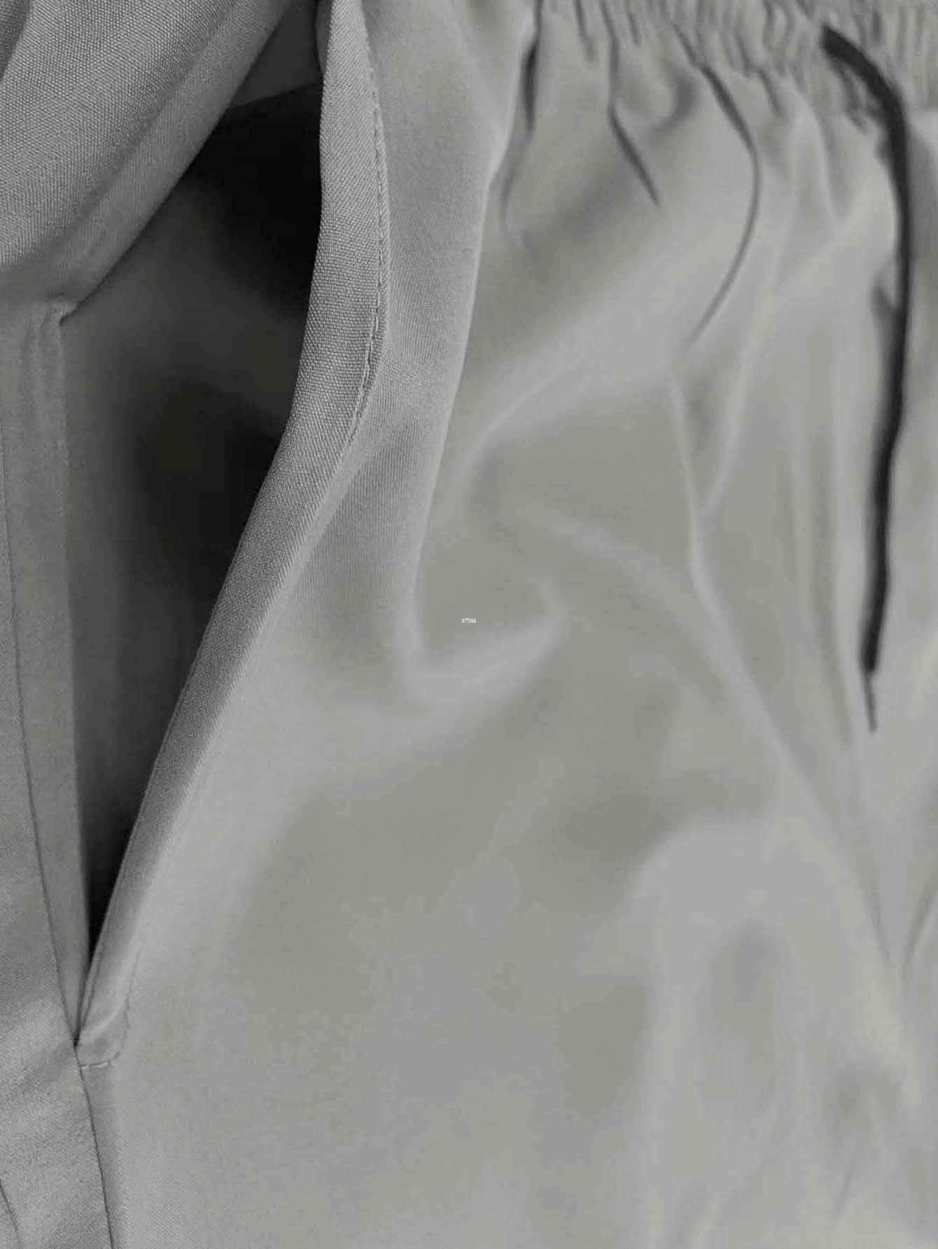 Big & Tall Casual Boxing Shorts Polyester Woven Regular Fit with Pockets