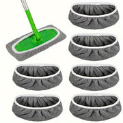 4-Pack Microfiber Mop Pads Reusable Washable Wet Dry Cleaning Replacement Heads