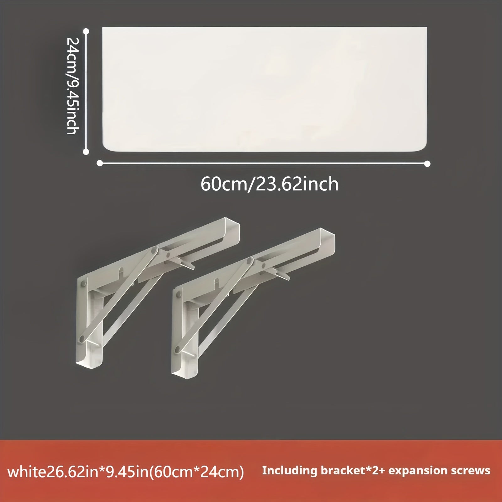 Белый деревянный настенный складной стол с регулируемой подставкой для компьютера и ноутбука из коркового материала, идеально подходящий для организации пространства в домах и офисах, на кухнях и в общежитиях.