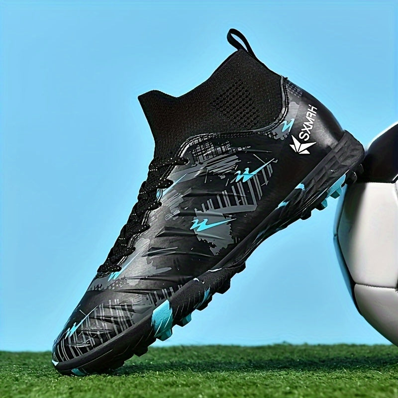 Boys Casual Soccer Cleats All-Season Low Top Fabric Upper Rubber Sole