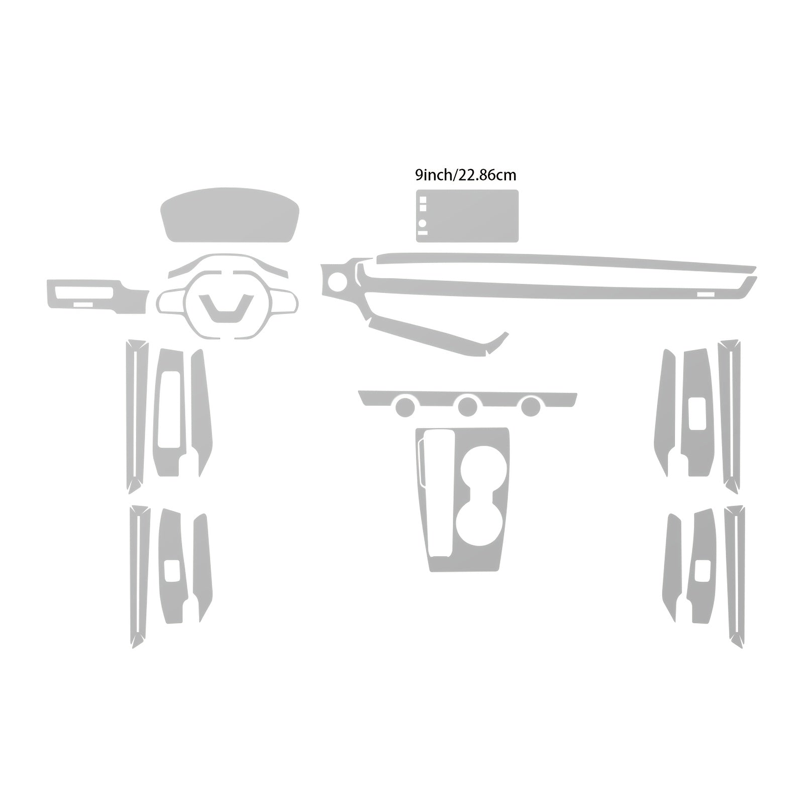 Full Car Pre-cut Invisible Interior Film for BYD Seal 2022-2023 TPU Scratch Waterproof Car Wrap