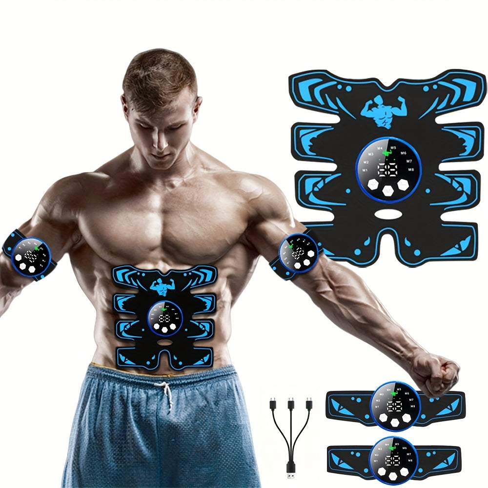 Full-Body EMS Massage Device with Adjustable Intensity and Modes for Arms Legs Abdomen