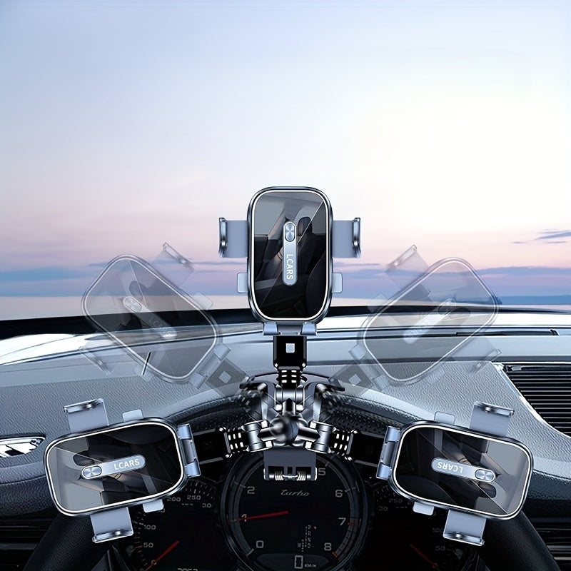 Universal ABS Dashboard Phone Mount Anti-Shake Support Bracket for Auto Navigation