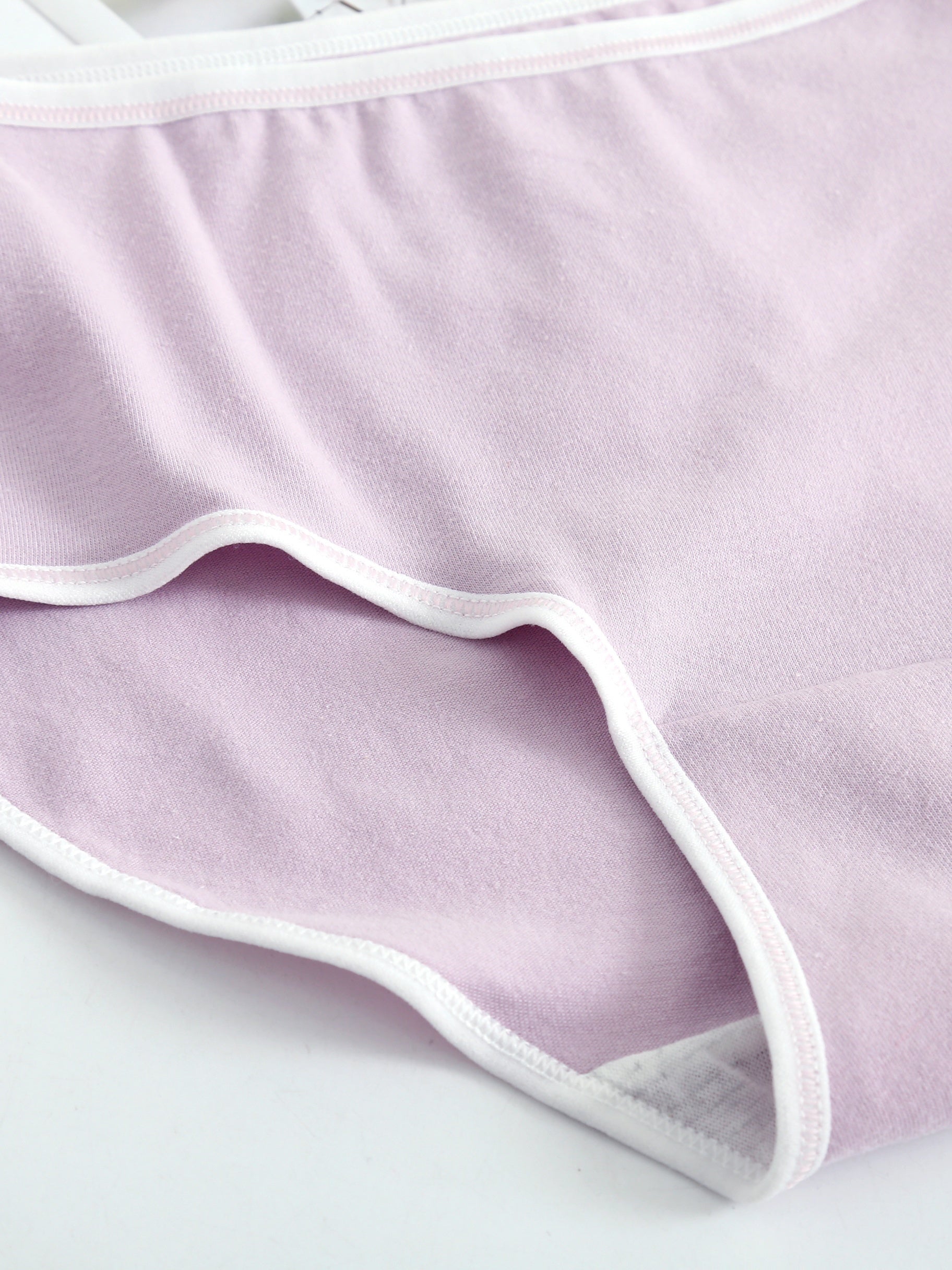 Women's Comfort Briefs 5-Pack Pastel Colors Stretchy Waistband