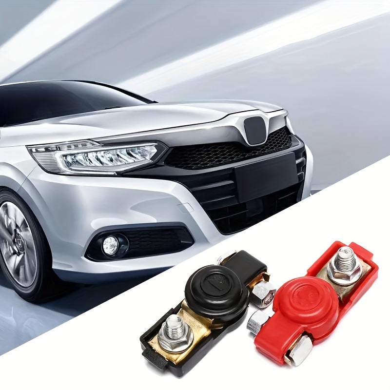 2 Pairs Heavy Duty Battery Terminal Connectors for Marine Truck RV Camper