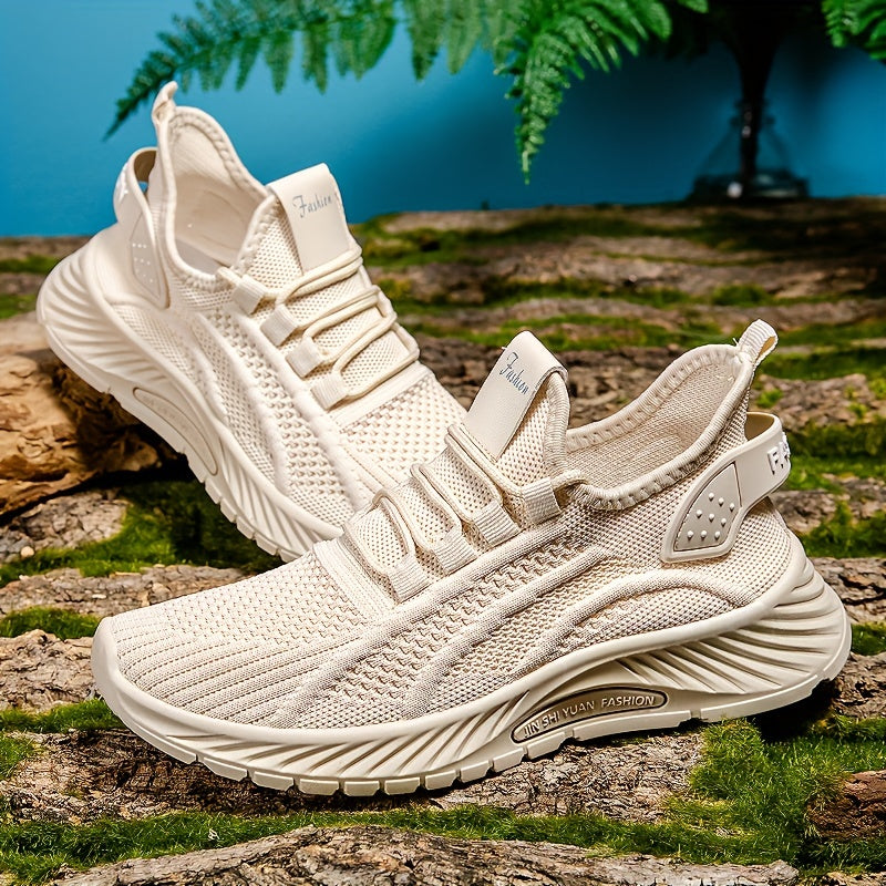 Women's Knitted Lightweight Running Sneakers Breathable Low Top Tennis Shoes