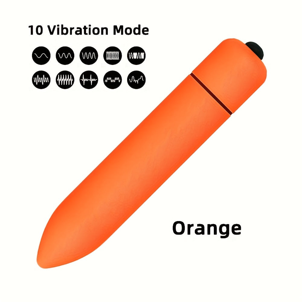 Female Anal and Clitoral Stimulating Bullet with Sharp Tip, 10 Speeds