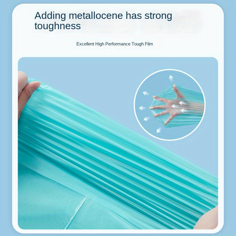 Multipack Tear-Free Drawstring Trash Bags Black Degradable Kitchen Bathroom Bedroom