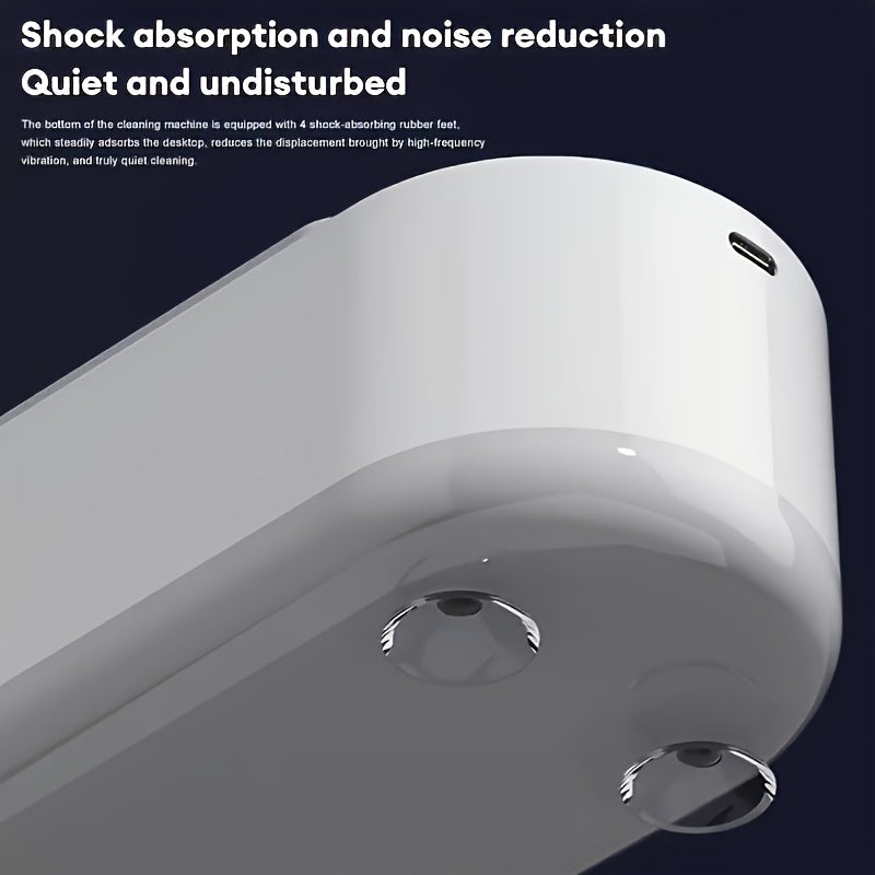 Electric Jewelry Cleaner with High-Frequency Quick Cleaning for Jewelry and Makeup Brushes