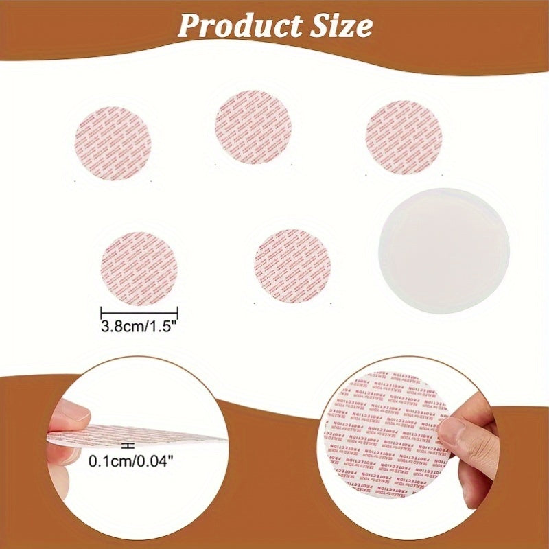 100 Pieces 38mm Self-Adhesive Tamper-Resistant Seal Caps for Jars and Bottles