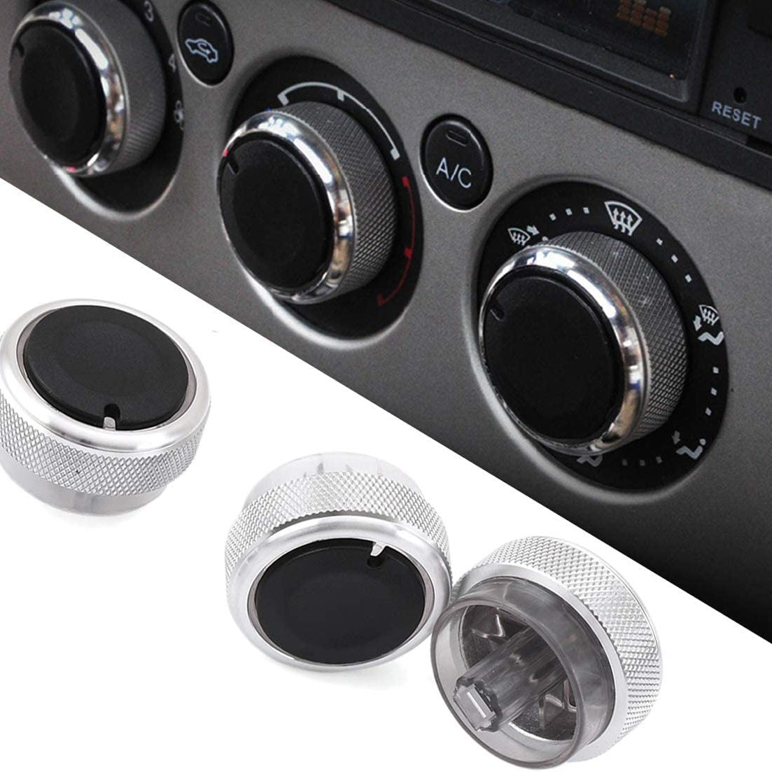 Ручка управления кондиционером и обогревателем автомобиля, комплект из 3 шт. для автомобилей Ford