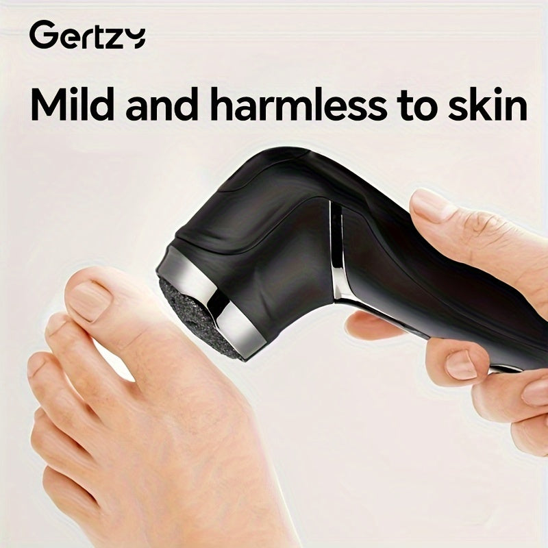 Electric Foot Grinder with Vacuum USB Rechargeable 2-Speed Pedicure Tool 4 Grinding Heads