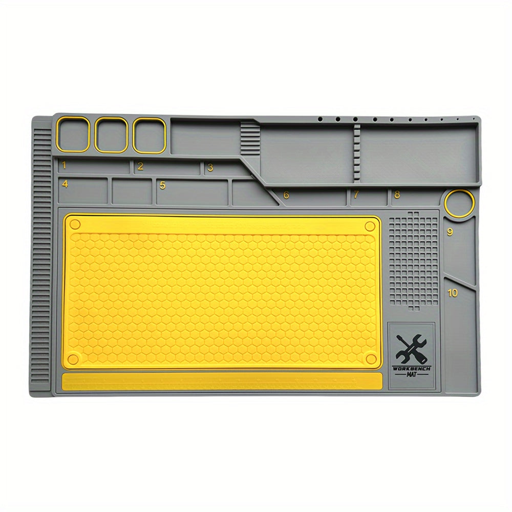 Большая термостойкая магнитная силиконовая ремонтная подложка для электроники и мобильных телефонов